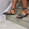 Black Stud Sandals