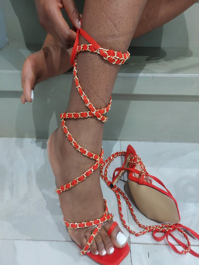 Orange Strap Summer Sandal Sizes 6-12