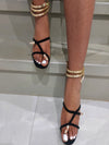 Ginette Gold Snake Ankle Wrap