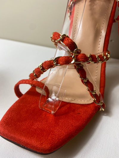 Orange Strap Summer Sandal Sizes 6-12