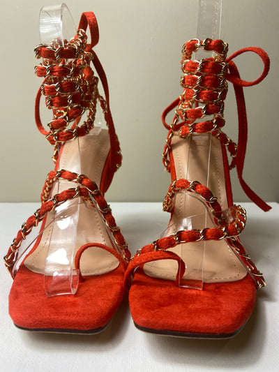 Orange Strap Summer Sandal Sizes 6-12