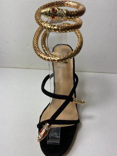 Ginette Gold Snake Ankle Wrap
